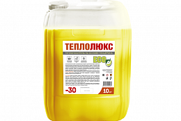 Теплоноситель ТеплоЛюкс ЭКО-30 (желтый) глицерин 10 кг